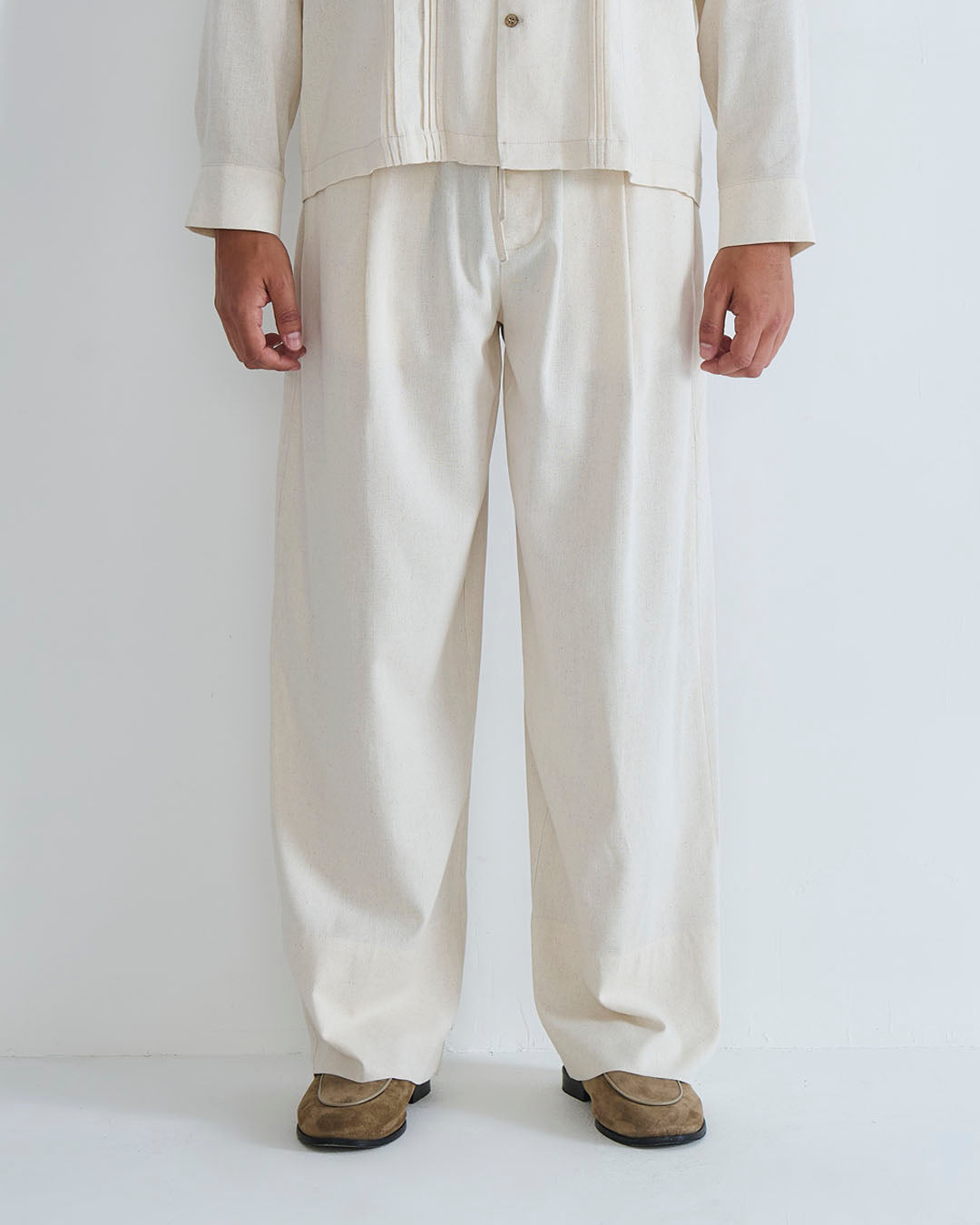 Pantalaccio Strutturato in lino