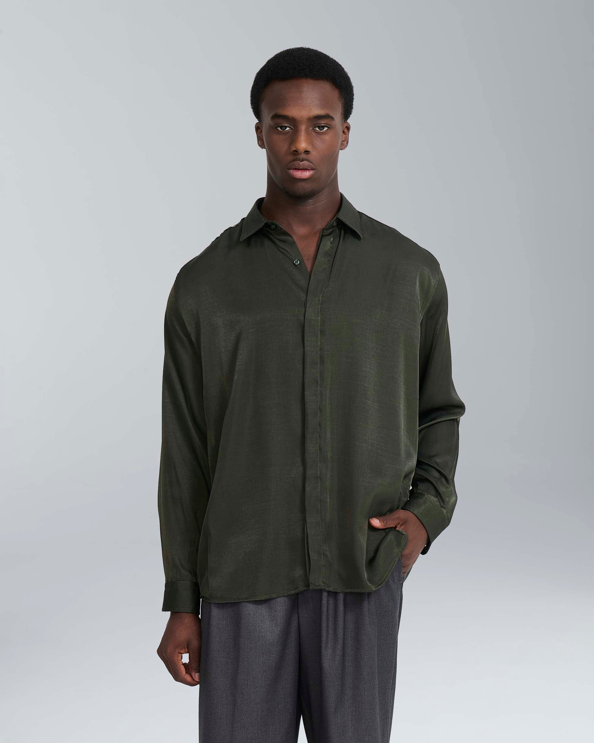 Camicia Effetto Seta
