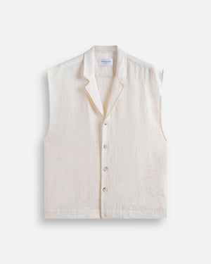 Camicia Gilet misto lino
