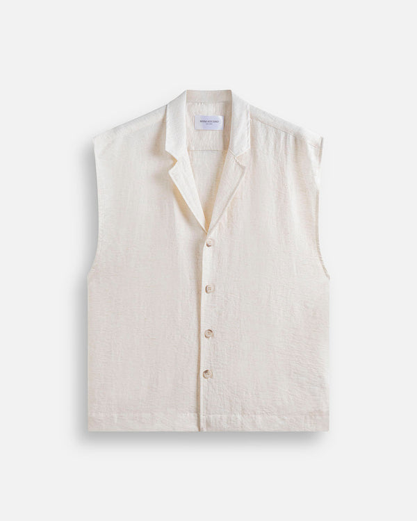 Camicia Gilet misto lino