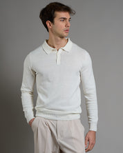 Polo manica lunga in filo