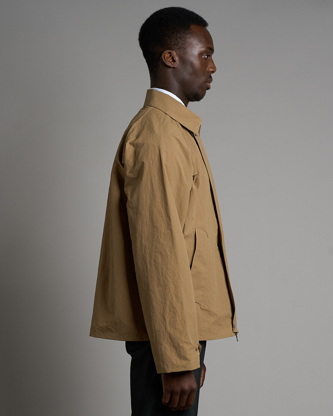 Giacca Trench in cotone Nylon