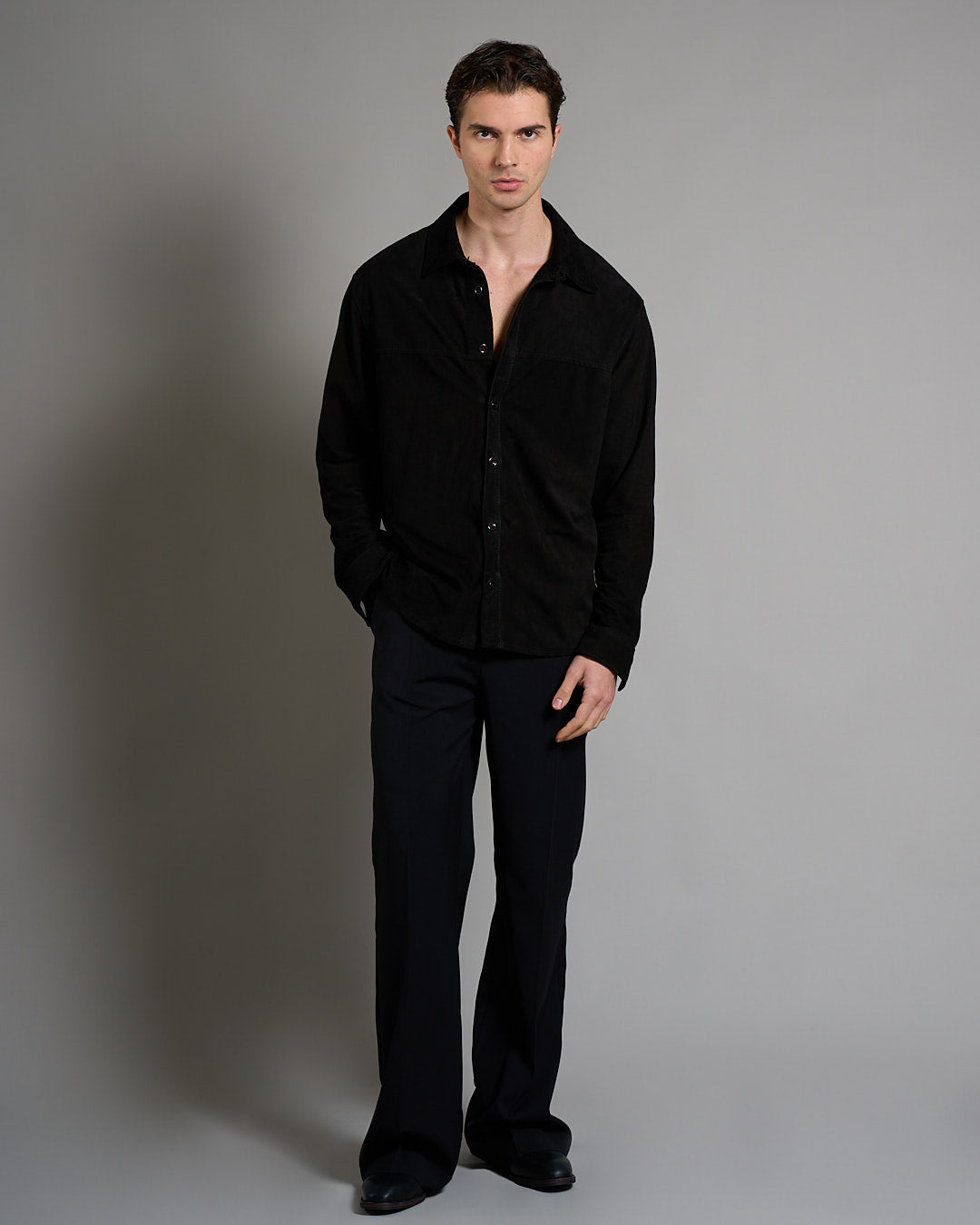 Giacca Camicia in camoscio