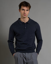 Polo manica lunga in filo