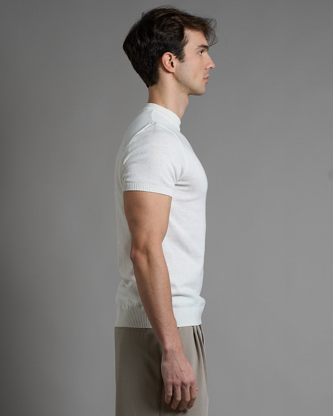 T-Shirt mezza manica in filo