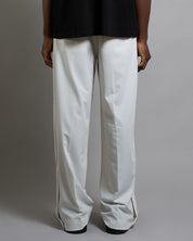 Pantalone Wide Leg con zip e bottone al fondo