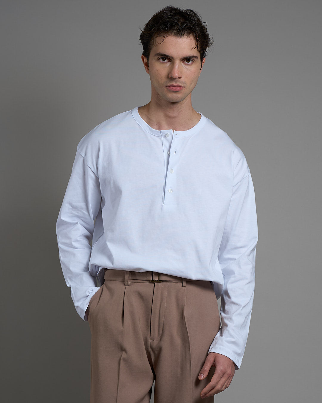 T-Shirt Serafino in cotone 210gr