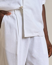 Pantalone Straight fit in lino
