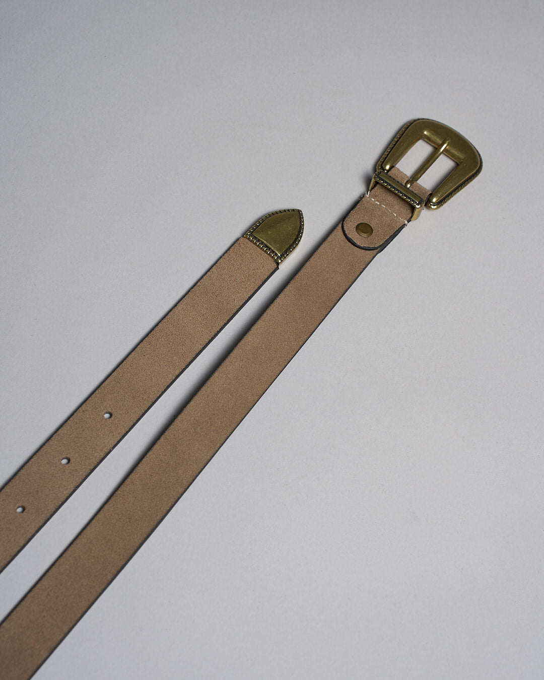 Cintura Scamosciata beige