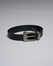 Cintura con trittico intrecciato nero