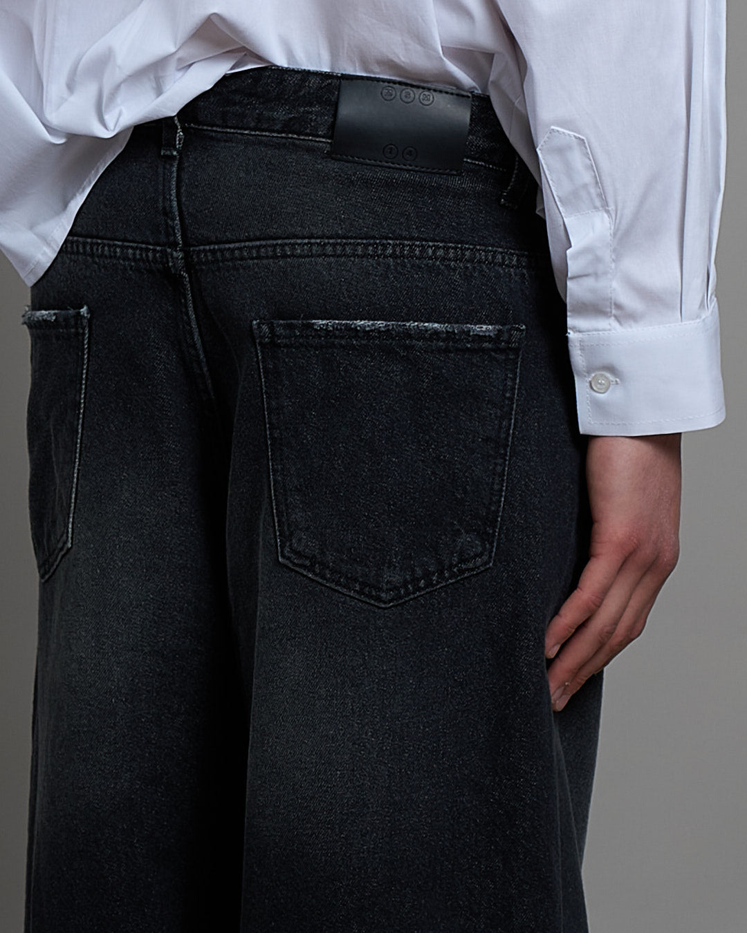 Jeans Baggy Fit doppio stone sabbiato