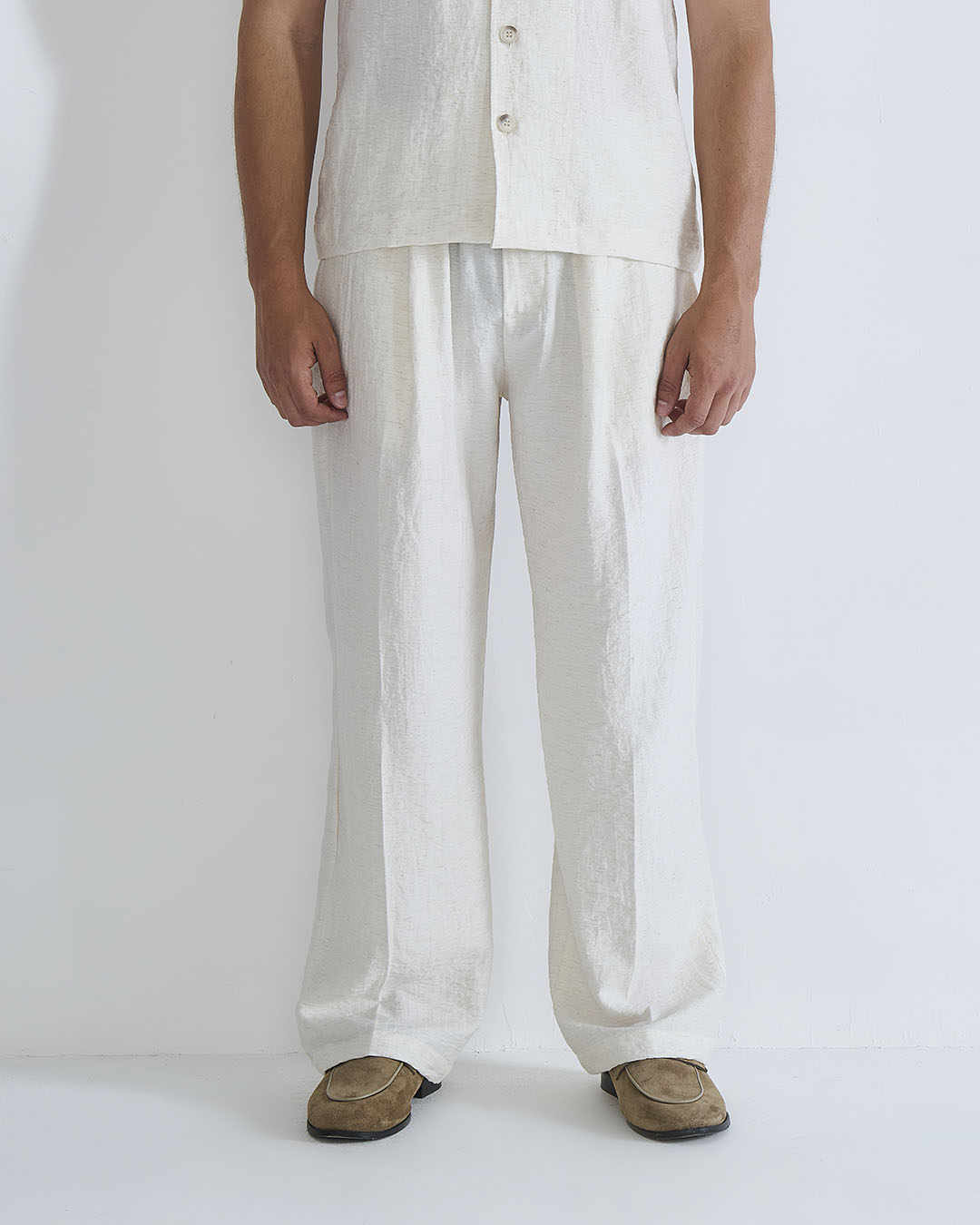 Pantalaccio misto lino da coordinato