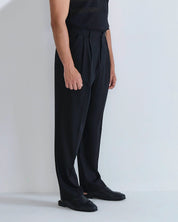Pantalone wide fit in lino