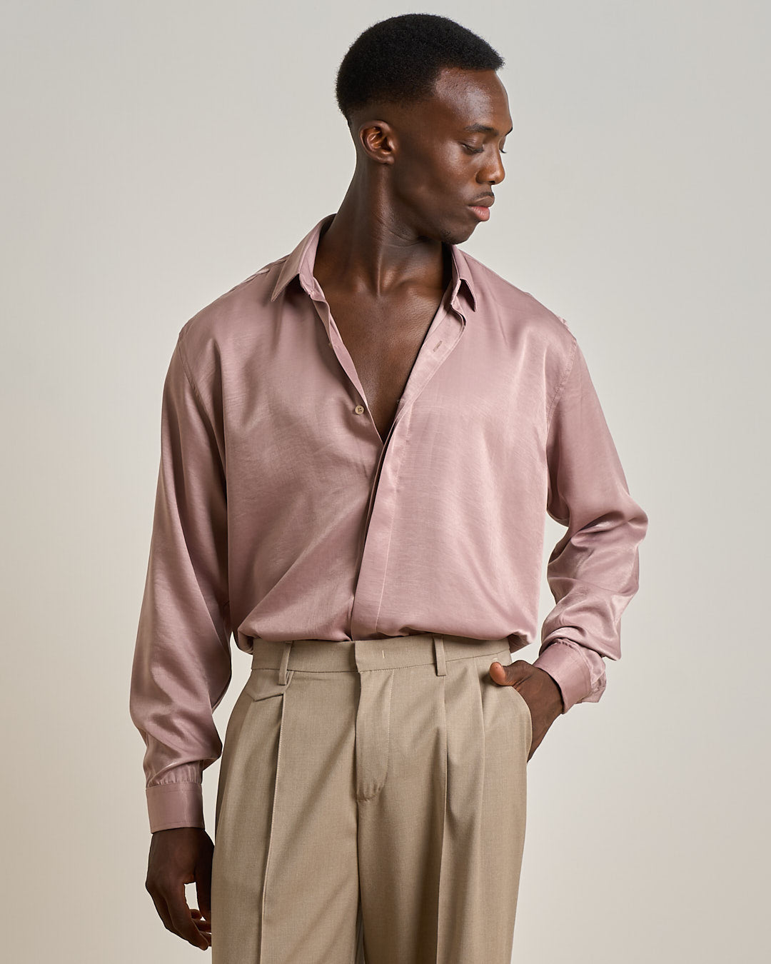 Camicia Effetto Seta