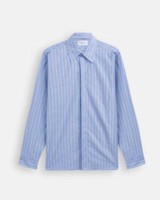 Camicia over a riga larga