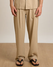 Pantalaccio jogger gamba larga in lino