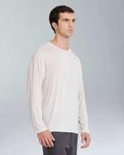T-shirt longsleeve effetto cashmere