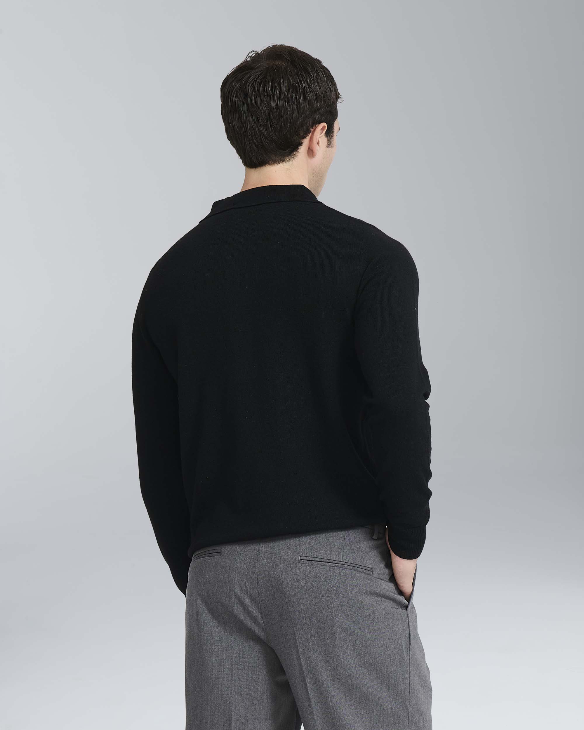 Polo in misto cashmere