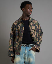 Giacca Cropped fit Camouflage