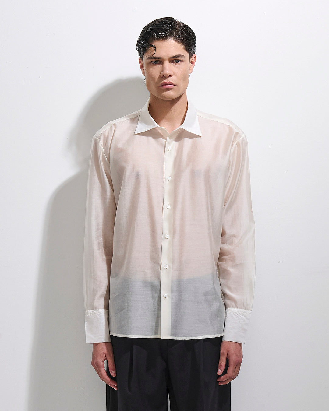 Camicia Effetto Velato