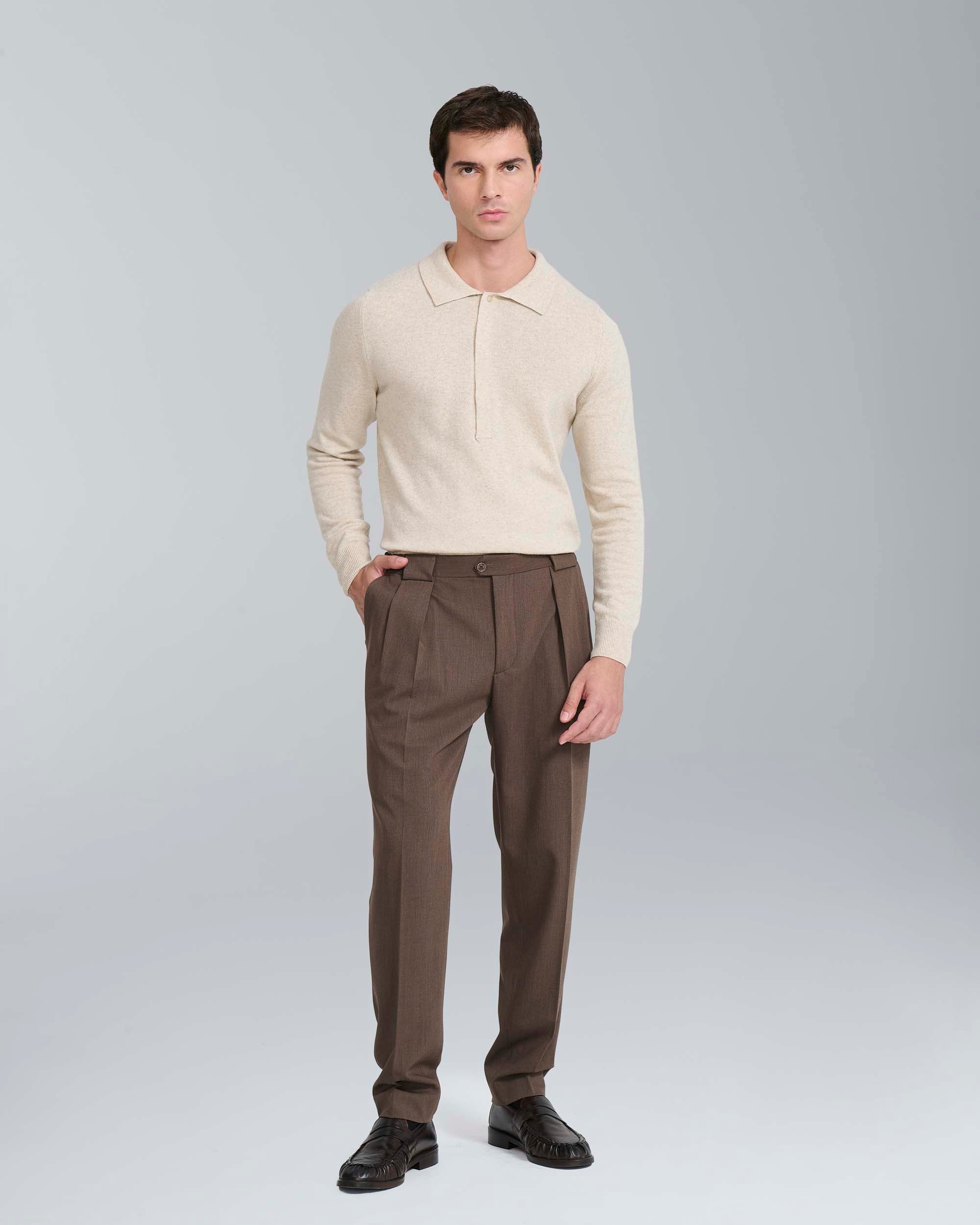 Pantalone sartoriale con pinces