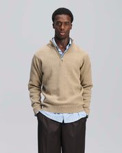 Pullover a mezza zip