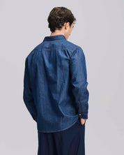 Camicia in cotone Chambray