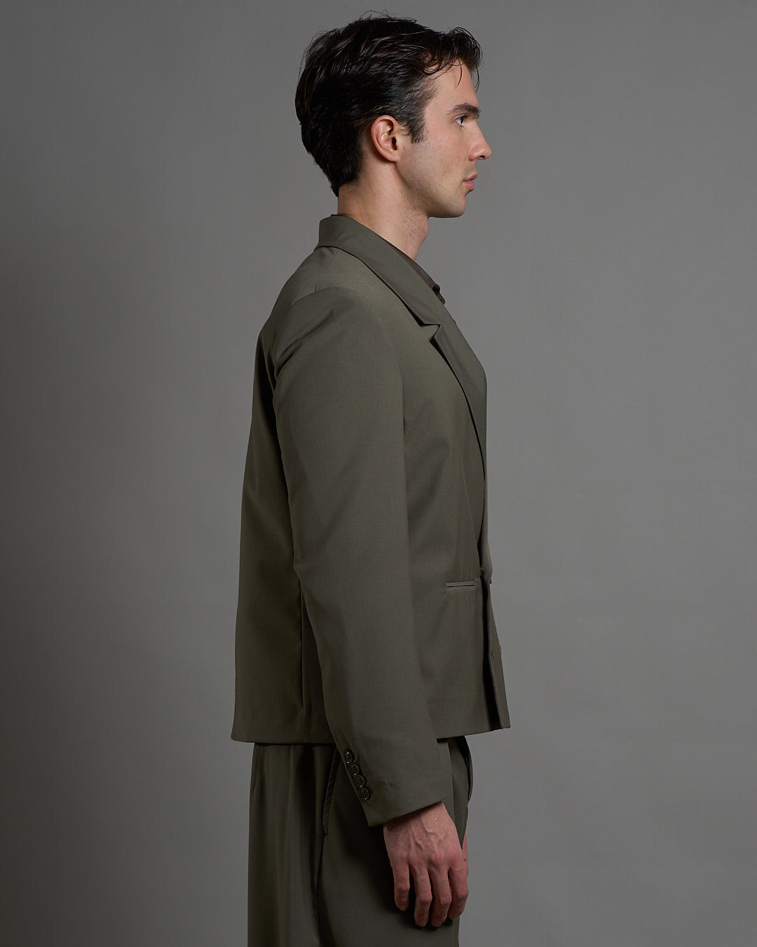 Giacca cropped doppiopetto