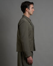 Giacca cropped doppiopetto