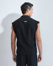 Camicia Gilet misto lino