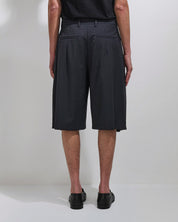 Bermuda con pieghe wide fit