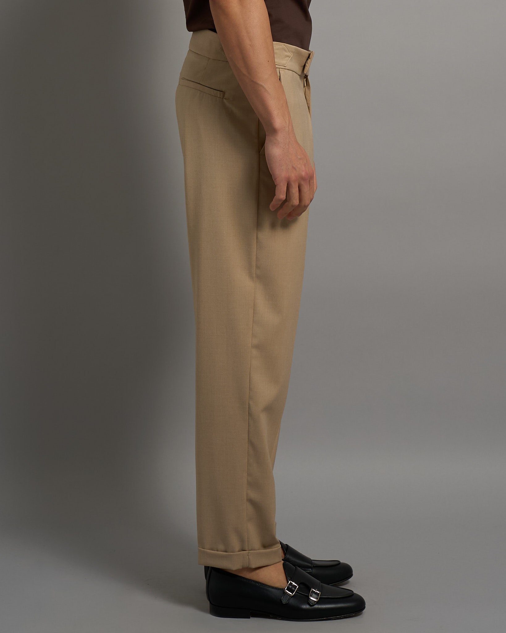 Pantalone Strutturato con fibbia