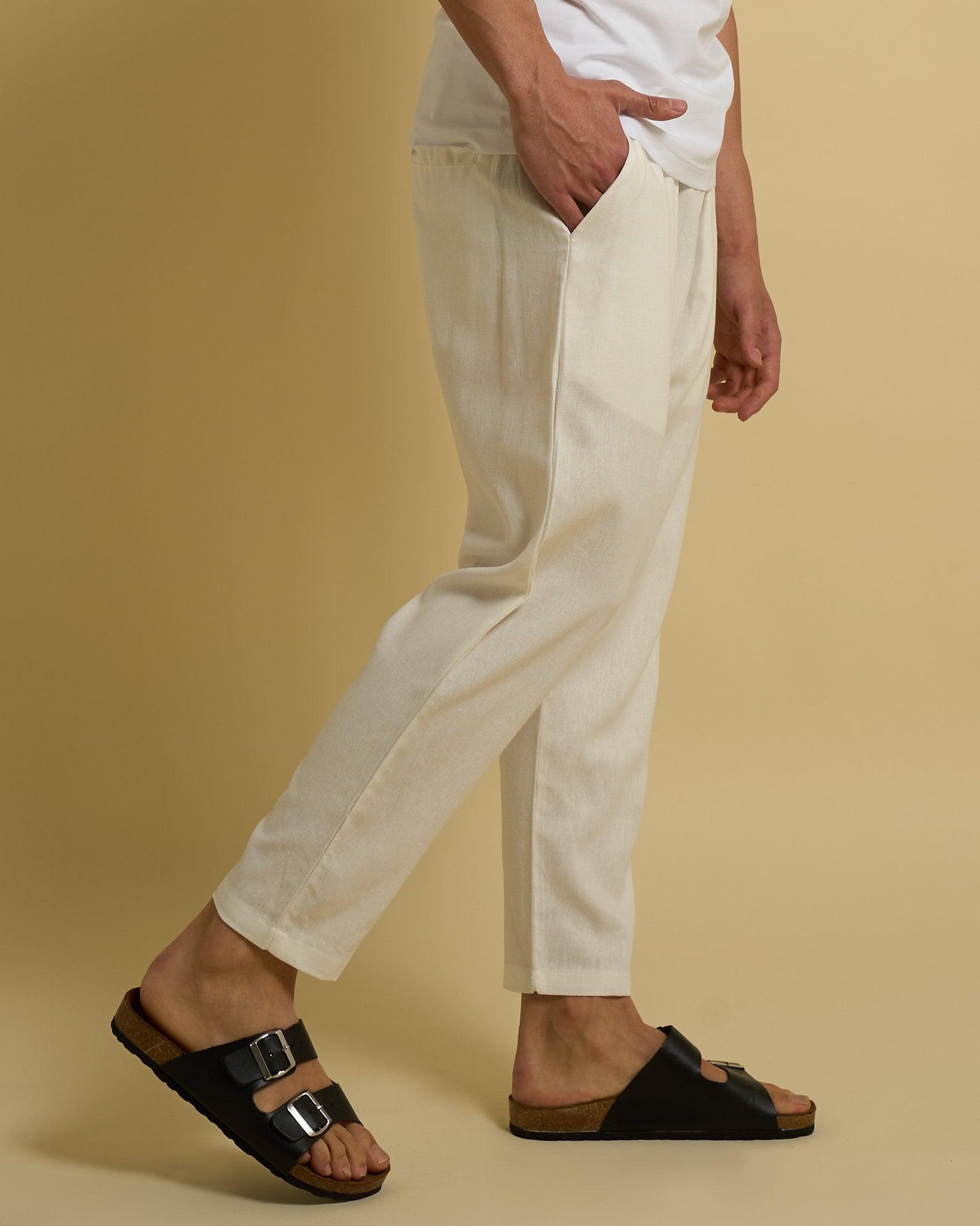 Pantalaccio Jogger in lino