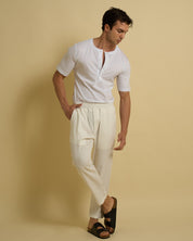 Pantalaccio Jogger in lino