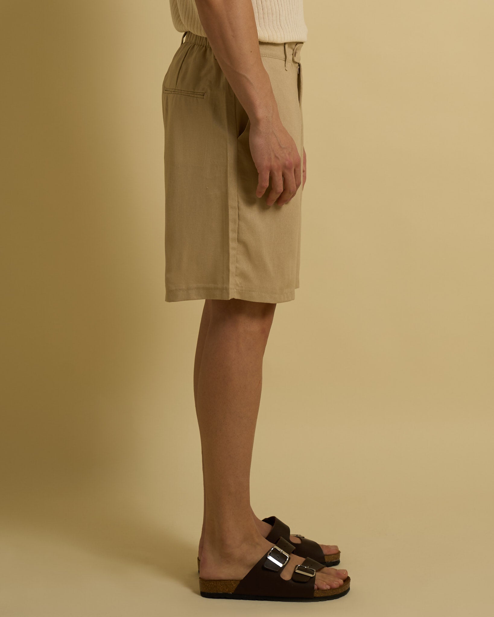 Bermuda Regular Fit in lino