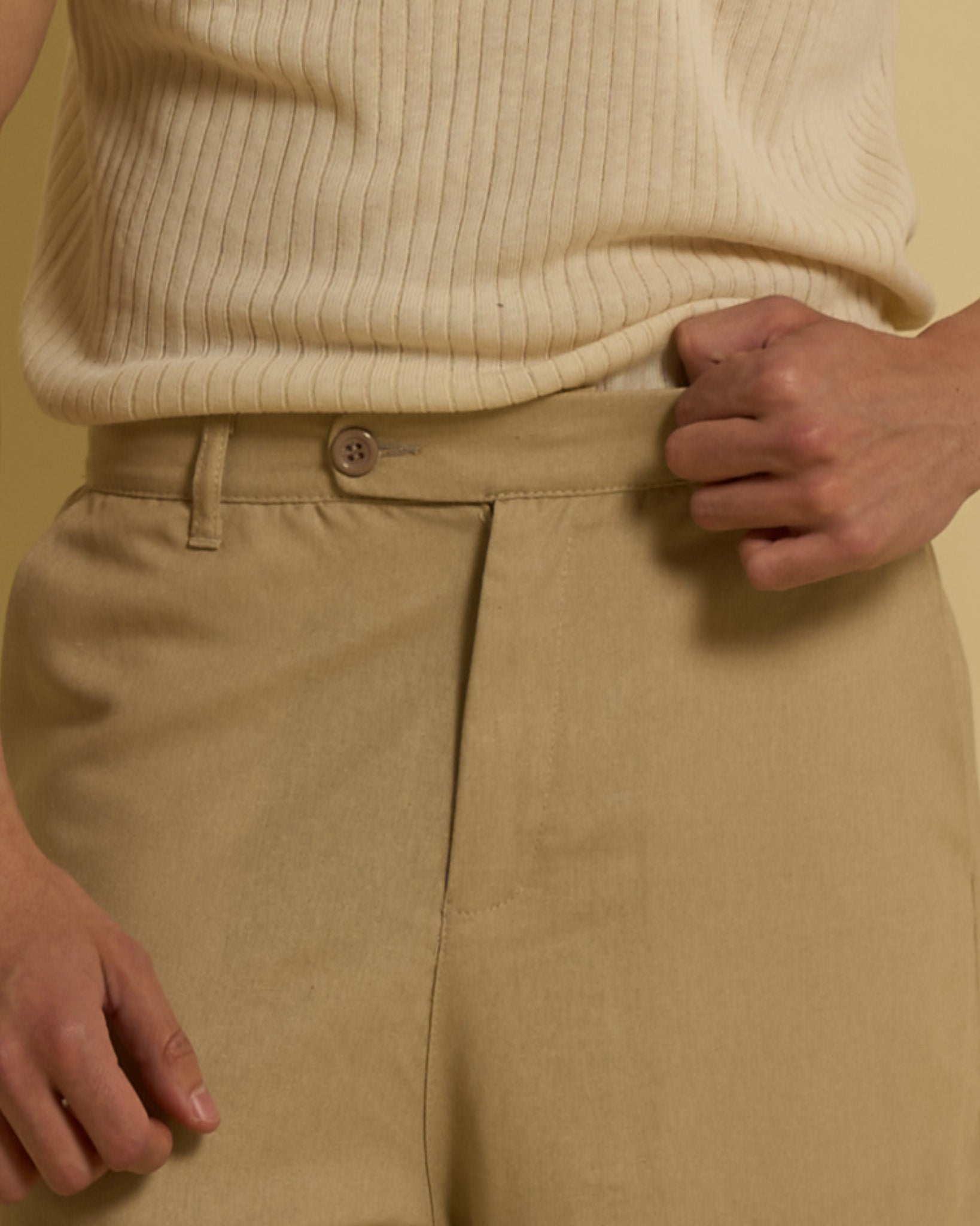 Bermuda Regular Fit in lino