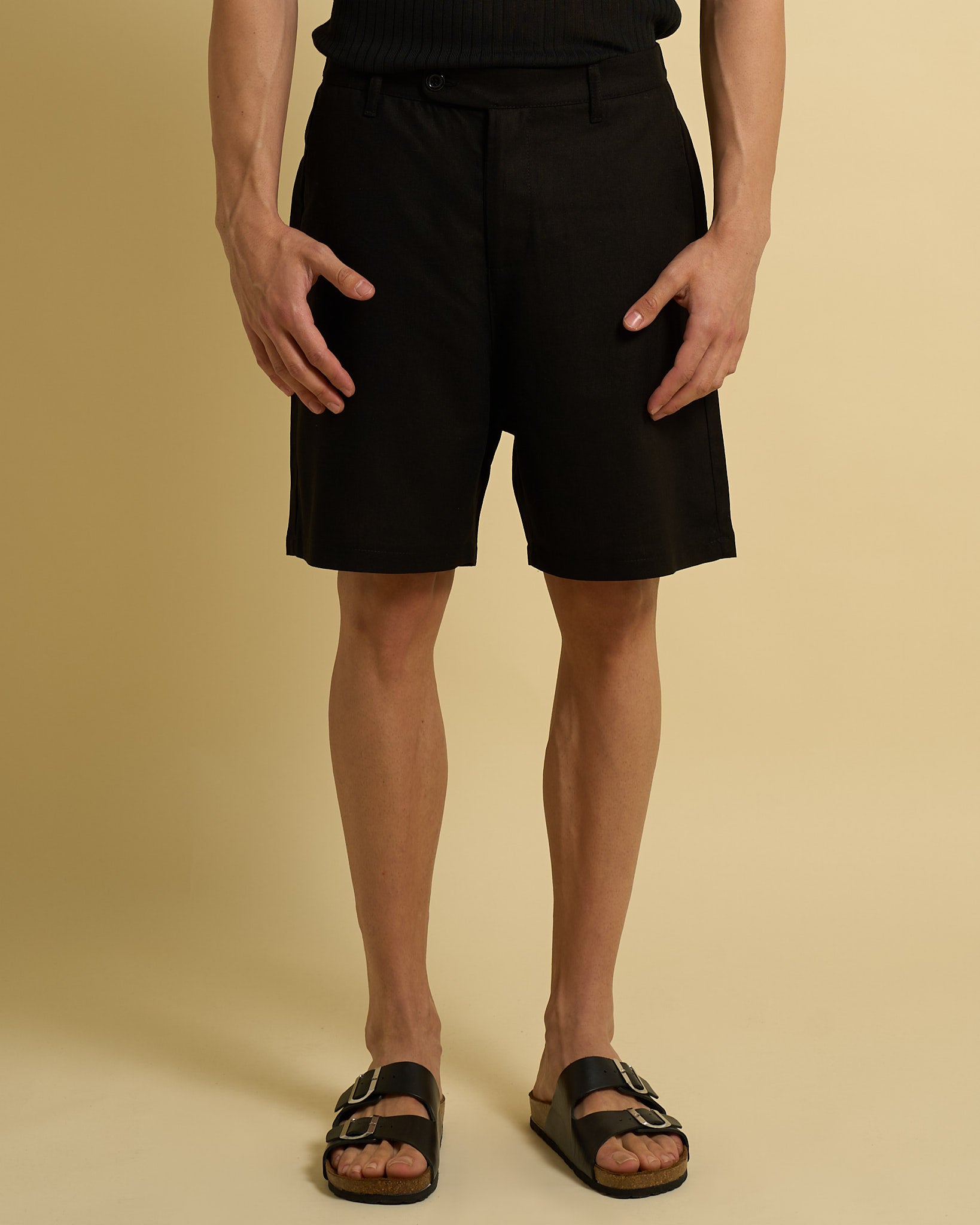 Bermuda Regular Fit in lino