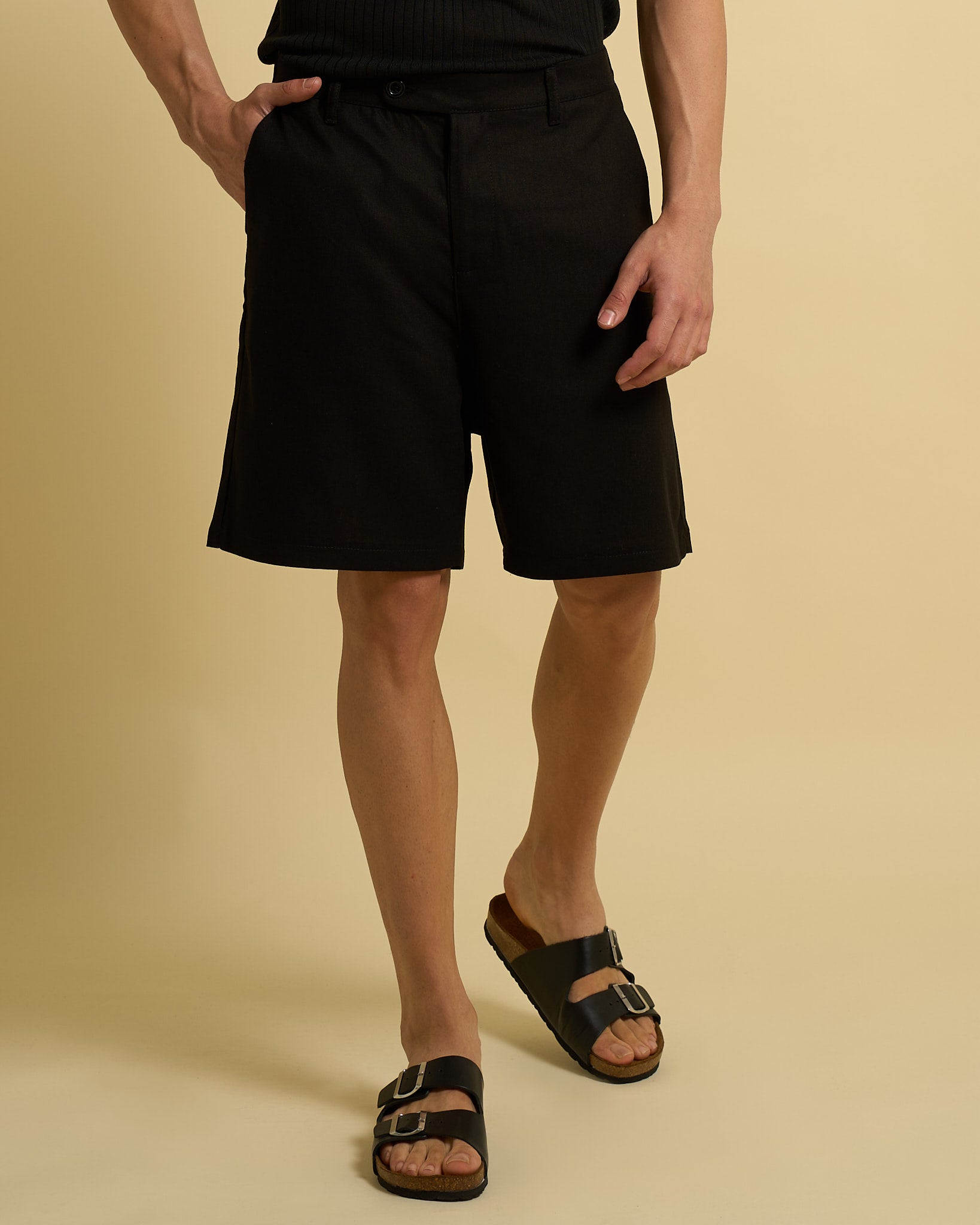 Bermuda Regular Fit in lino