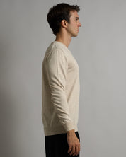 Maglia a V in lana merinos