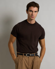 T-Shirt mezza manica in filo