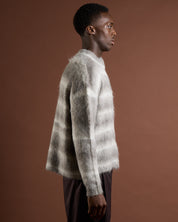 Cardigan in lana mohair sfumato Limited Edition