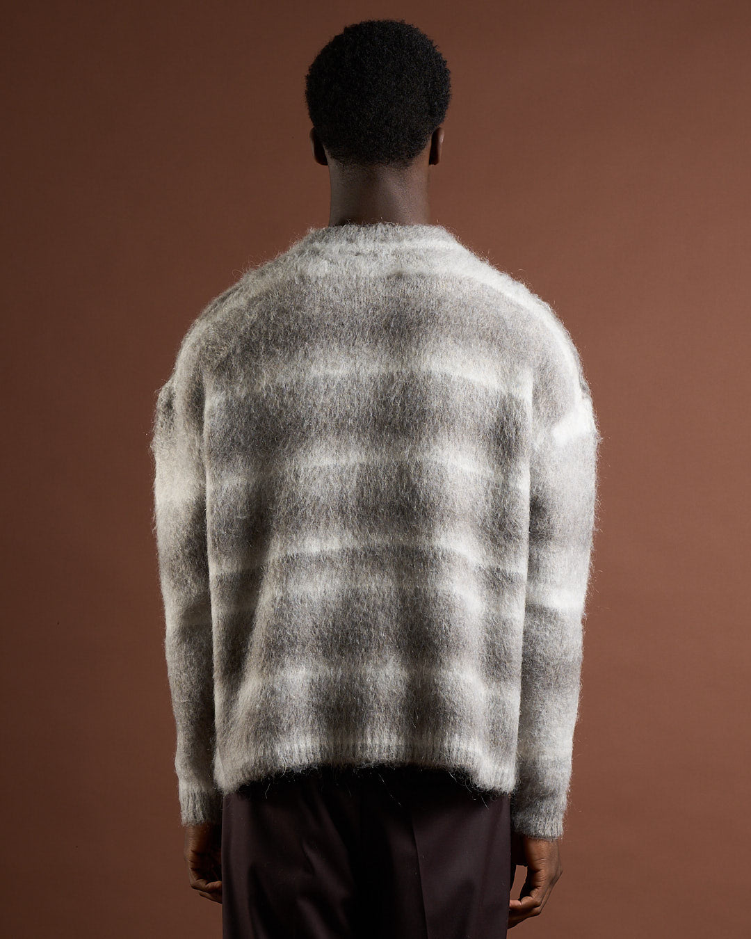 Cardigan in lana mohair sfumato Limited Edition