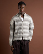 Cardigan in lana mohair sfumato Limited Edition