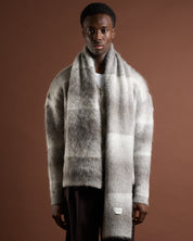 Sciarpa in lana Mohair sfumata