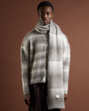 Sciarpa in lana Mohair sfumata