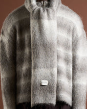 Sciarpa in lana Mohair sfumata