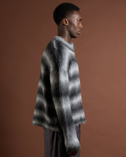Cardigan in lana mohair sfumato Limited Edition