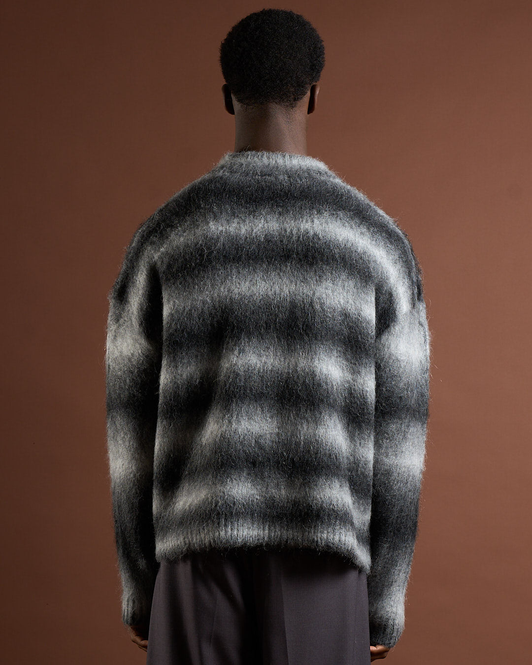 Cardigan in lana mohair sfumato Limited Edition