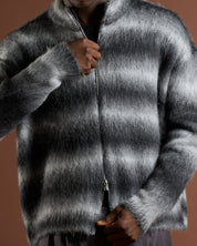 Cardigan in lana mohair sfumato Limited Edition