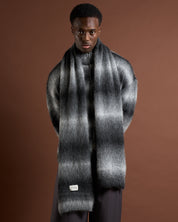 Sciarpa in lana Mohair sfumata